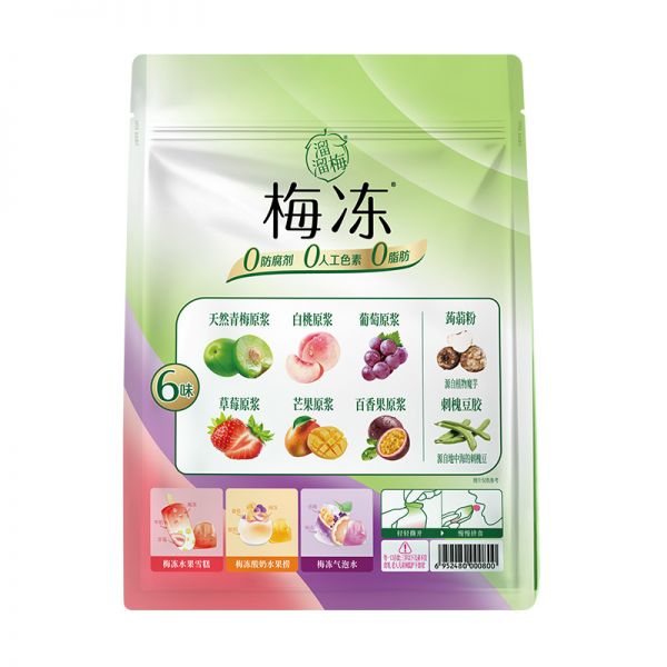 【反2貓卡】天然水果蒟蒻梅凍果凍400g