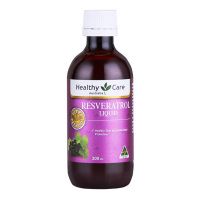 【環(huán)球hi淘】【假一賠百】澳洲Healthy Care白藜蘆醇口服液 1瓶 200ml(膳食營養(yǎng)補充劑)