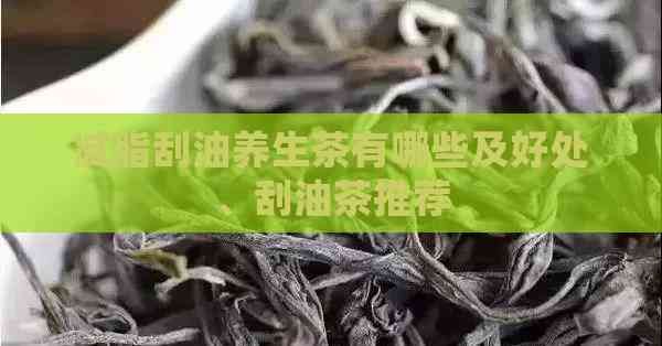 減脂刮油養(yǎng)生茶有哪些及好處、刮油茶推薦