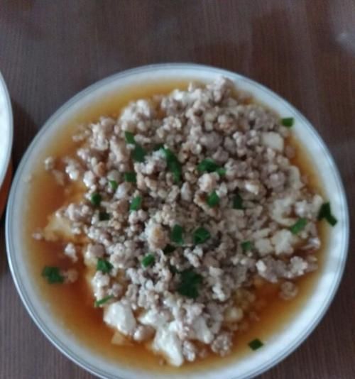 美味健康，肉末雞蛋蒸豆腐的做法（家常菜譜）