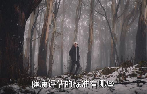健康评估的标准有哪些