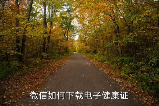 微信如何下載電子健康證