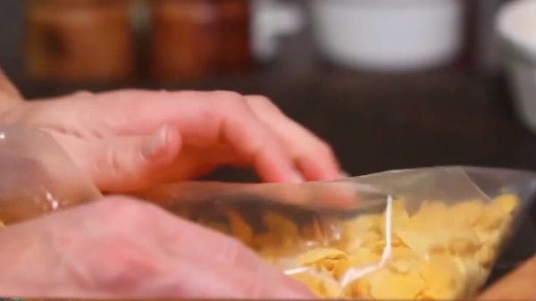 玉米片的做法
