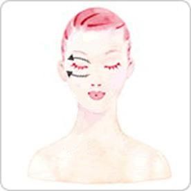 眼部刮痧美容的手法3