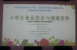全民科普素養(yǎng)提升健康教育項(xiàng)目——小學(xué)生食品安全與營(yíng)養(yǎng)