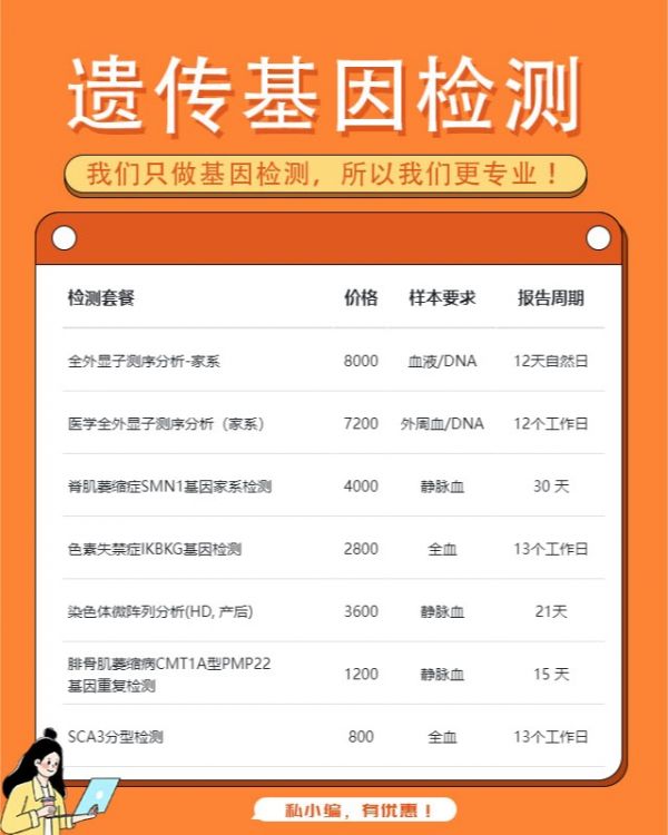 基因檢測(cè)神經(jīng)系統(tǒng)遺傳病綜合檢測(cè)哪些東西可以做樣本