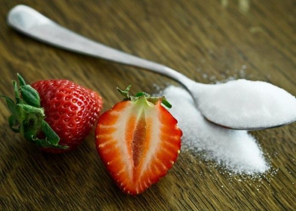 Fresas con eritritol