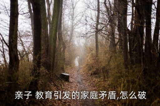  親子 教育引發(fā)的家庭矛盾,怎么破