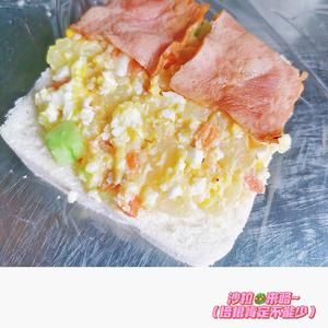 好吃到爆炸的減脂小菜譜┋土豆泥三明治的做法 步驟3