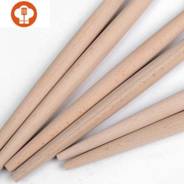 實(shí)木尖頭尖面杖兩頭尖搟面棒餃子皮 大小號(hào)家用搟面杖
