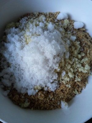 無油健康湯圓(芝麻核桃栗子餡)的做法步驟 第3步