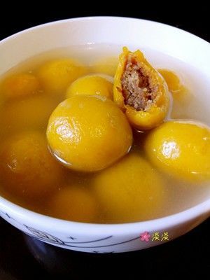 無油健康湯圓(芝麻核桃栗子餡)的做法步驟 第4步
