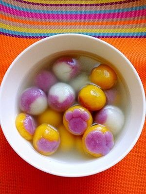 無油健康湯圓(芝麻核桃栗子餡)的做法步驟 第5步