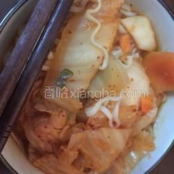泡菜煮面條的做法[圖]