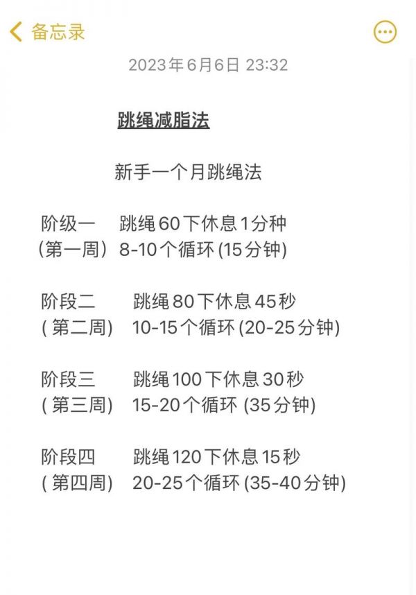 跳繩跳幾下休息多少