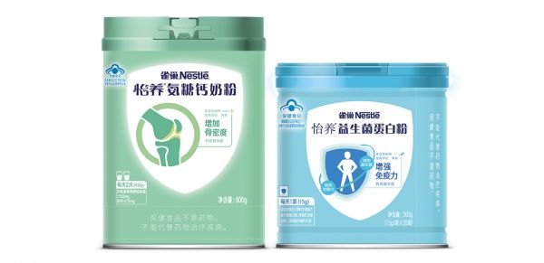 怡養(yǎng)氨糖鈣奶粉+益生菌蛋白粉
