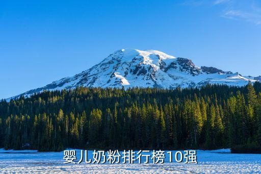 婴儿奶粉排行榜10强