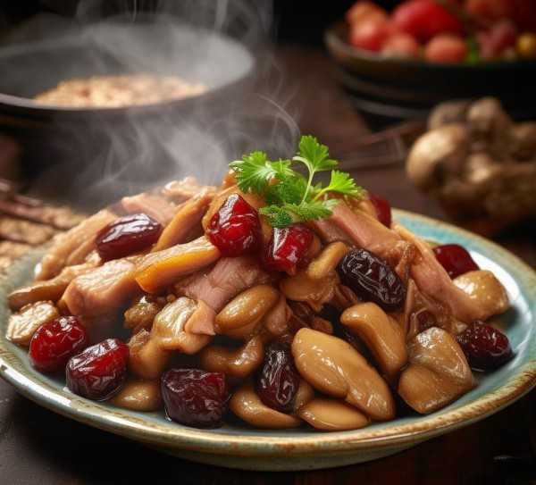 红枣香菇蒸肉，同蒸共赏的滋补美味