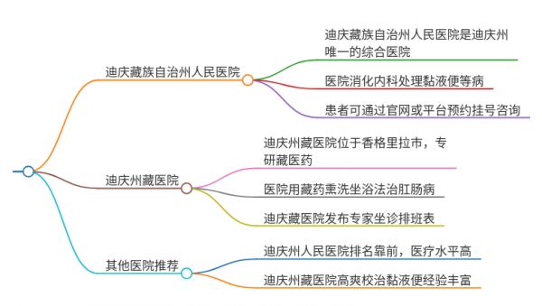 2025年云南迪慶治療黏液便的醫(yī)院有哪些