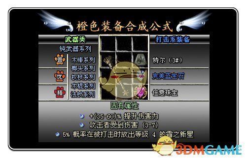 《暗黑破壞神2》橙色裝備合成公式