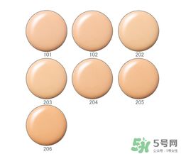 three粉底液色号 three粉底液试色