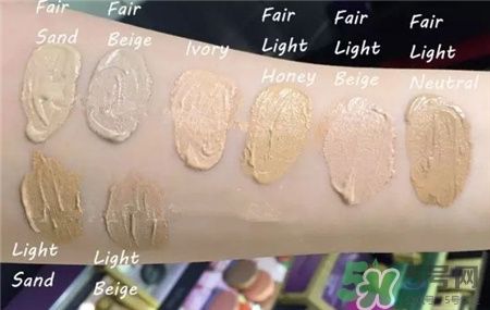 tarte粉底液色号选择 tarte粉底液试色