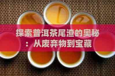 探索普洱茶尾渣的奧秘：從廢棄物到寶藏