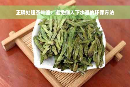正确处理茶叶渣：避免倒入下水道的环保方法