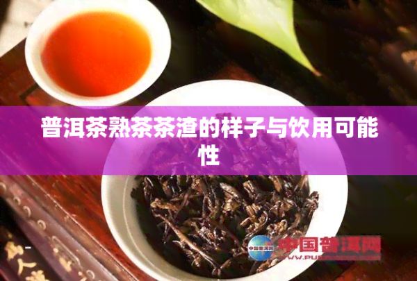 普洱茶熟茶茶渣的樣子與飲用可能性