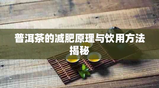 普洱茶的減肥原理與飲用方法揭秘