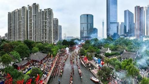 端午猎德龙船招景