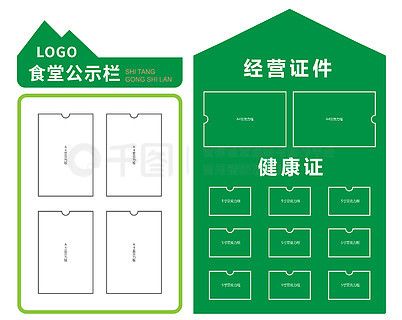 食堂、餐廳公示欄、文化墻