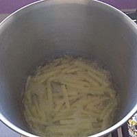 超級(jí)快手又簡易的健康薯?xiàng)l加漢堡～的做法圖解2