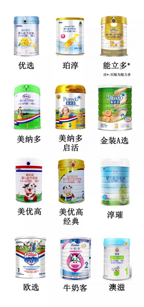 嬰幼兒食品品牌排行榜