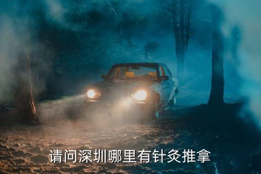 请问深圳哪里有针灸推拿
