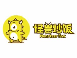 怪獸炒飯快餐標(biāo)志logo設(shè)計(jì)