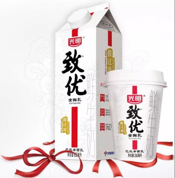 光明鮮奶系列包裝設計 
