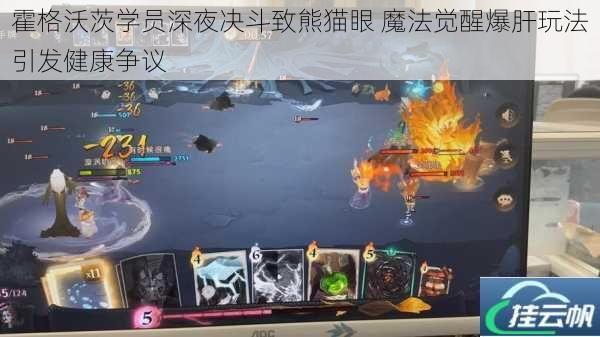 霍格沃茨學(xué)員深夜決斗致熊貓眼 魔法覺(jué)醒爆肝玩法引發(fā)健康爭(zhēng)議