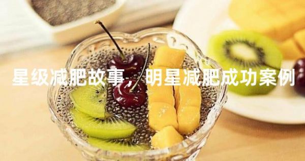 星級減肥故事，明星減肥成功案例