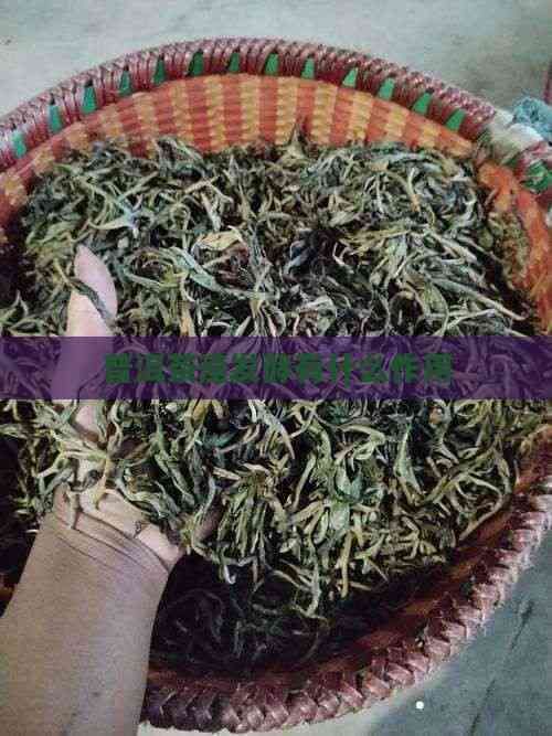普洱茶渣發(fā)酵有什么作用