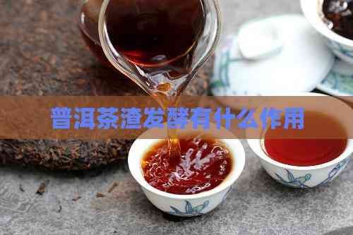 普洱茶渣發(fā)酵有什么作用