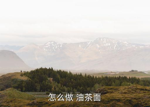 怎么做 油茶面