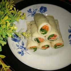 無油蔬菜卷餅的做法[圖]