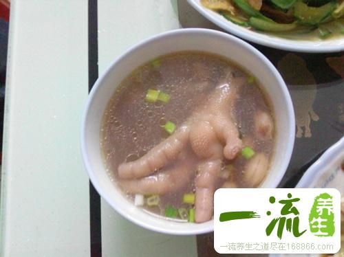 鸡脚汤的做法