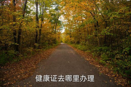 健康证去哪里办理
