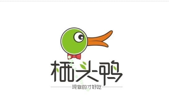 棲頭鴨鹵味鴨脖logo圖