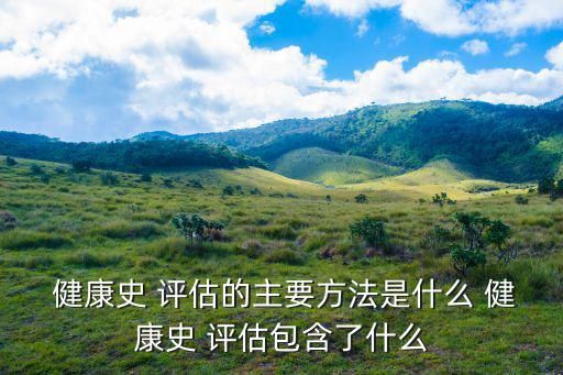 健康史 评估的主要方法是什么 健康史 评估包含了什么