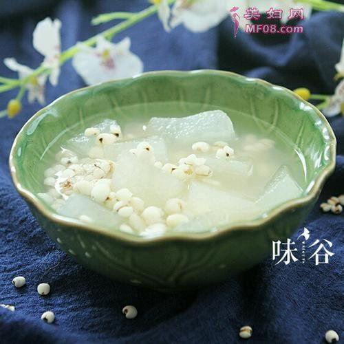 简单方便的消暑冬瓜薏米糖水的做法