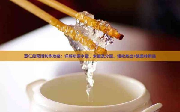 薏仁燕窝粥制作攻略：详解所需水量、米量及分量，轻松煮出3碗美味粥品