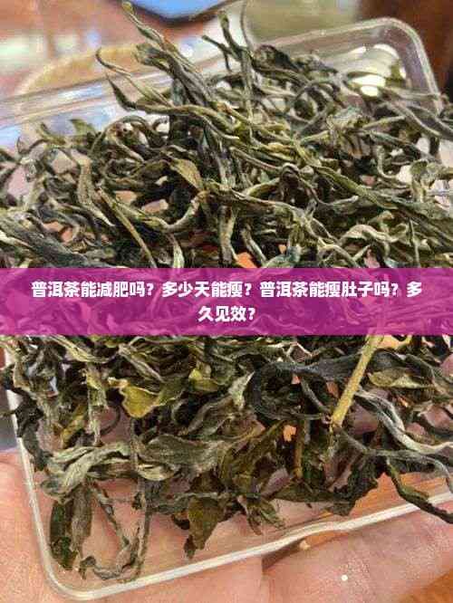 普洱茶能减肥吗？多少天能瘦？普洱茶能瘦肚子吗？多久见效？